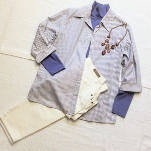 Cherokee Gingham Blouse